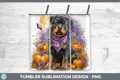 GorgeousDogs 02 Bandana Halloween Tumbler design.