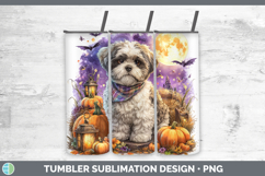 GorgeousDogs 02 Bandana Halloween Tumbler design.
