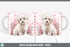 GorgeousDogs 02 Checker Valentine Mug Wrap design.