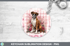 GorgeousDogs 02 Checker Valentine Keychain design.