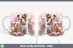 GorgeousDogs 02 Checker Valentine Mug Wrap design.