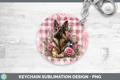 GorgeousDogs 02 Checker Valentine Keychain design.