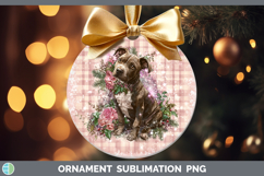 GorgeousDogs 02 Checker Valentine Ornament design.