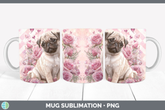 GorgeousDogs 02 Checker Valentine Mug Wrap design.