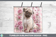 GorgeousDogs 02 Checker Valentine Tumbler design.