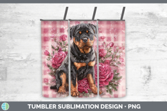 GorgeousDogs 02 Checker Valentine Tumbler design.