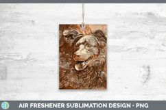 GorgeousDogs 02 Copper Relief Air Freshener design.