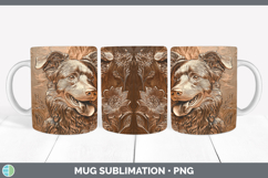 GorgeousDogs 02 Copper Relief Mug Wrap design.
