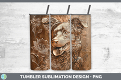 GorgeousDogs 02 Copper Relief Tumbler design.