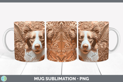 GorgeousDogs 02 Copper Relief Mug Wrap design.