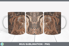 GorgeousDogs 02 Copper Relief Mug Wrap design.