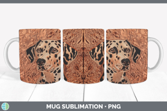 GorgeousDogs 02 Copper Relief Mug Wrap design.