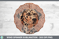 GorgeousDogs 02 Copper Relief Wind Spinner design.