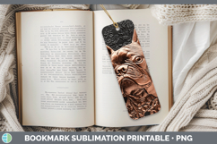 GorgeousDogs 02 Copper Relief Bookmark design.