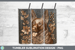GorgeousDogs 02 Copper Relief Tumbler design.