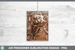 GorgeousDogs 02 Copper Relief Air Freshener design.