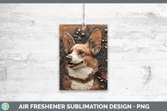 GorgeousDogs 02 Copper Relief Air Freshener design.