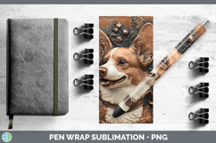 GorgeousDogs 02 Copper Relief Pen Wrap design.