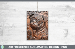 GorgeousDogs 02 Copper Relief Air Freshener design.