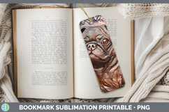 GorgeousDogs 02 Copper Relief Bookmark design.