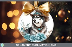 GorgeousDogs 02 Country Western Ornament design.