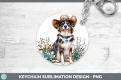 GorgeousDogs 02 Country Western Keychain design.