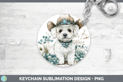 GorgeousDogs 02 Country Western Keychain design.