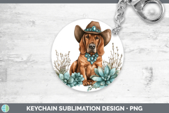 GorgeousDogs 02 Country Western Keychain design.