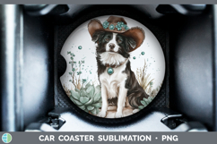 GorgeousDogs 02 Country Western Car Coaster design.