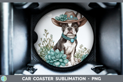 GorgeousDogs 02 Country Western Car Coaster design.