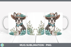 GorgeousDogs 02 Country Western Mug Wrap design.