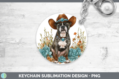 GorgeousDogs 02 Country Western Keychain design.