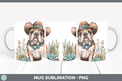 GorgeousDogs 02 Country Western Mug Wrap design.
