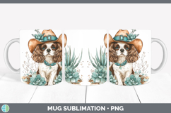 GorgeousDogs 02 Country Western Mug Wrap design.