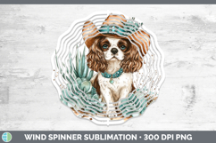 GorgeousDogs 02 Country Western Wind Spinner design.