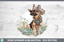 GorgeousDogs 02 Country Western Wind Spinner design.