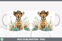 GorgeousDogs 02 Country Western Mug Wrap design.