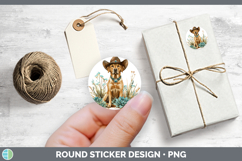 GorgeousDogs 02 Country Western Stickers design.