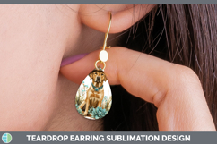 GorgeousDogs 02 Country Western Teardrop Earrings design.