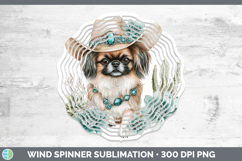 GorgeousDogs 02 Country Western Wind Spinner design.