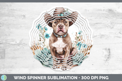 GorgeousDogs 02 Country Western Wind Spinner design.
