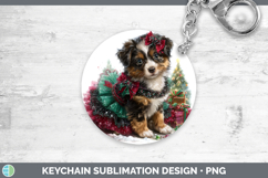 GorgeousDogs 02 Cute Christmas Keychain design.