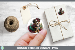 GorgeousDogs 02 Cute Christmas Stickers design.