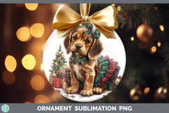 GorgeousDogs 02 Cute Christmas Ornament design.