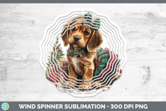 GorgeousDogs 02 Cute Christmas Wind Spinner design.