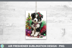 GorgeousDogs 02 Cute Christmas Air Freshener design.