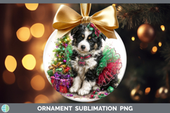 GorgeousDogs 02 Cute Christmas Ornament design.