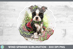 GorgeousDogs 02 Cute Christmas Wind Spinner design.