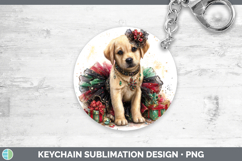 GorgeousDogs 02 Cute Christmas Keychain design.