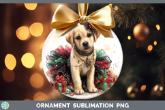 GorgeousDogs 02 Cute Christmas Ornament design.